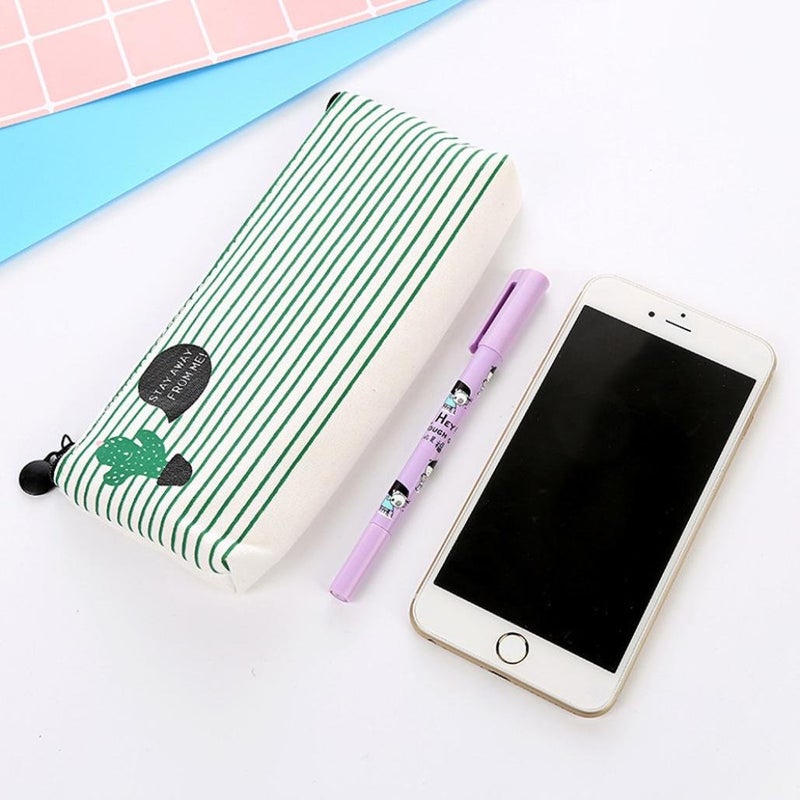 woobles Cartoon Stationery Pencil Case┃ Cute Pouch Pen Case Desk Pencil Holder ┃Cosmetic Makeup Organizer Bag ┃School Supplies Pouch Pencil Case with Zipper Closure (C) - Image 5